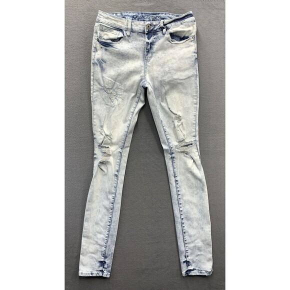 rue21 Other - Rue 21 Premium Denim Jeans Men Size 30X32 Stacked Blue Skinny Supreme Flex